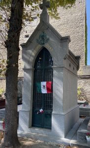 Former Mexican President Porfirio Díaz's Tomb in Paris Montparnasse.