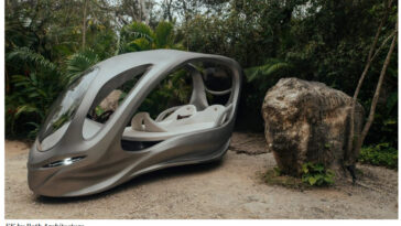 An electric vehicle for the Tulum rainforest.