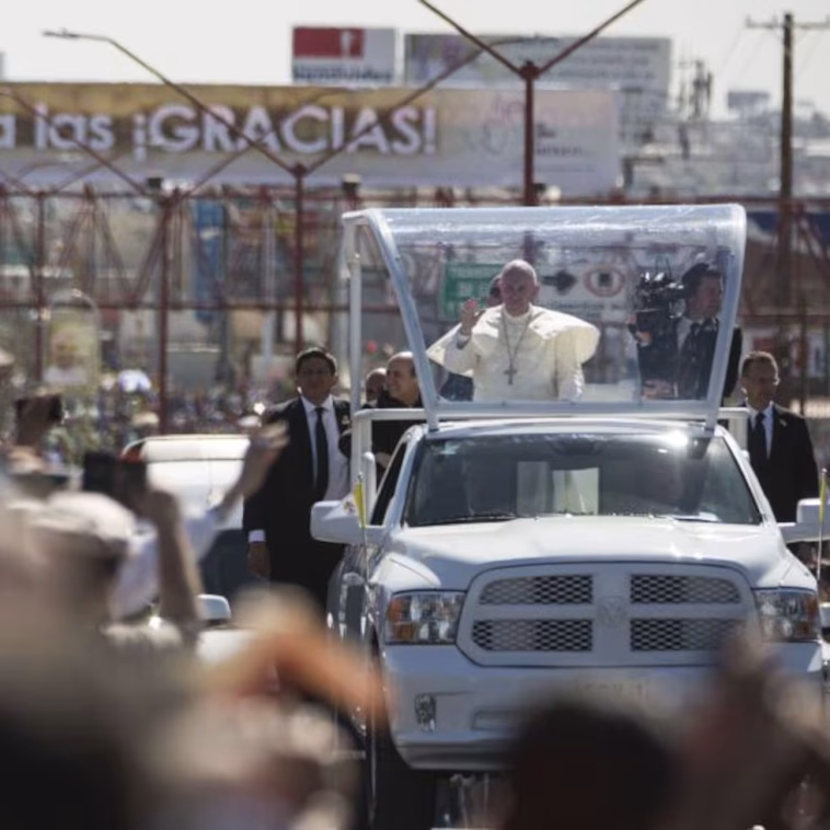 Pope Francis in Ciudad Juárez, Mexico.