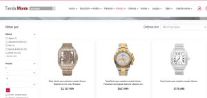 Monte de Piedad store. Cartier Santos Skeleton. Over $100,000 dollars!!