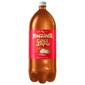 Manzanita Sol Apple soda bottle