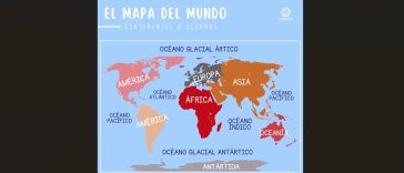 El Mapa. A map of the world.