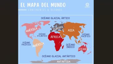 El Mapa. A map of the world.