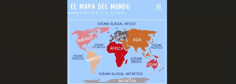 El Mapa. A map of the world.