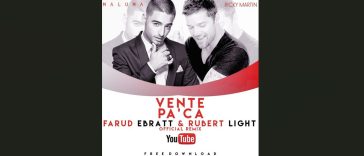 Vente pa'ca. Ricky Martin song advertisement.